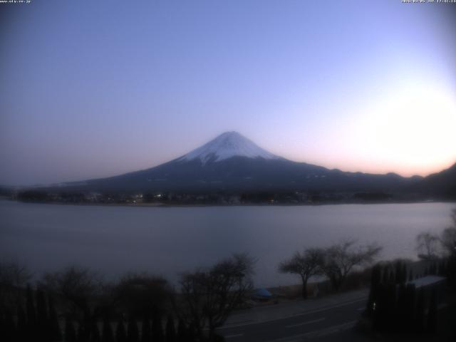 河口湖からの富士山