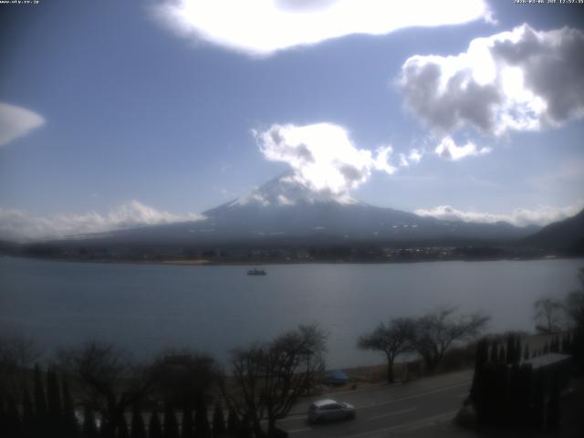 河口湖からの富士山