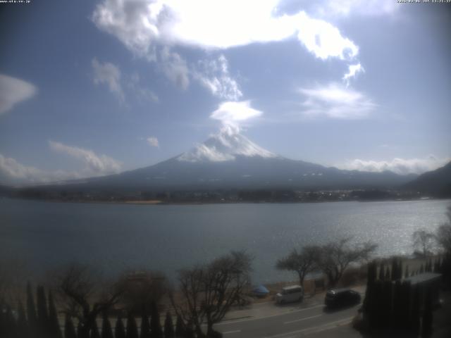 河口湖からの富士山