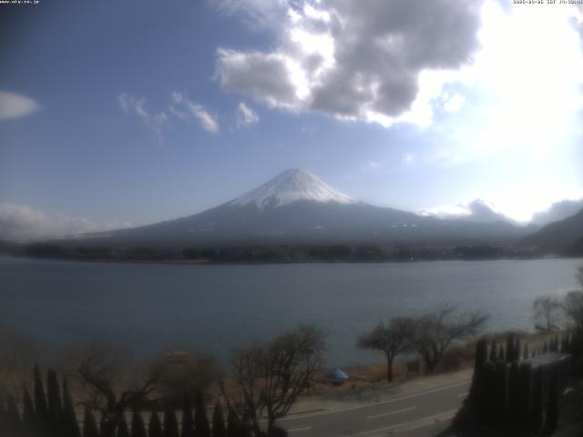河口湖からの富士山