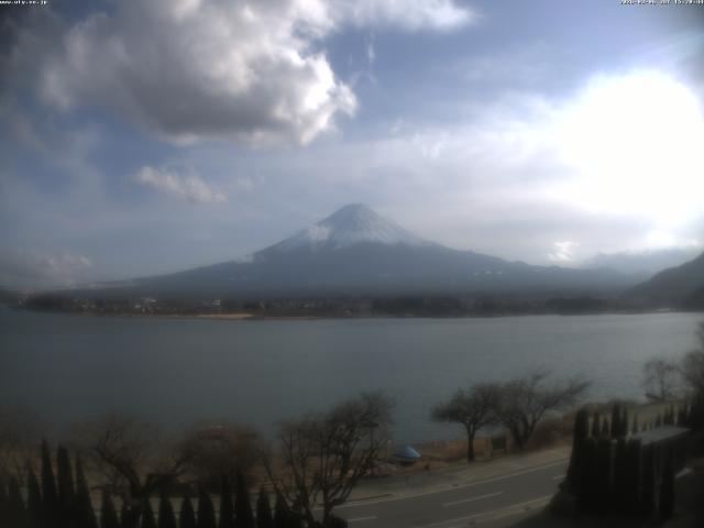 河口湖からの富士山