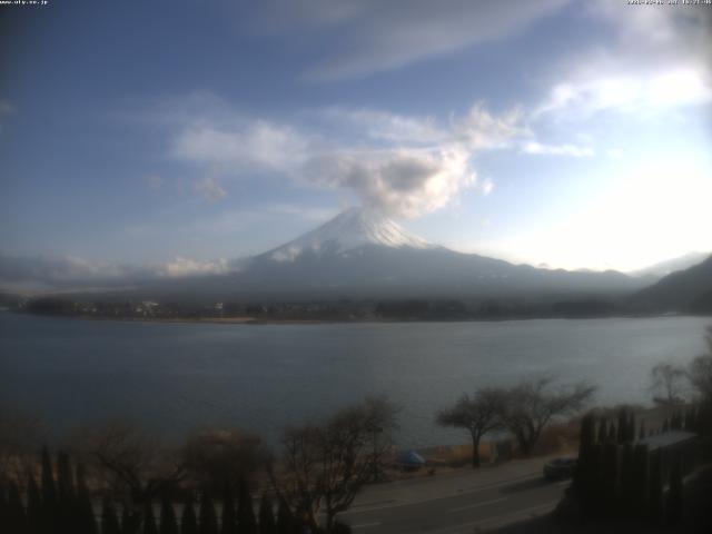 河口湖からの富士山