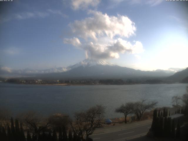 河口湖からの富士山