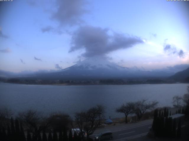 河口湖からの富士山
