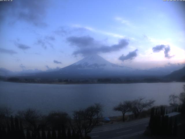 河口湖からの富士山