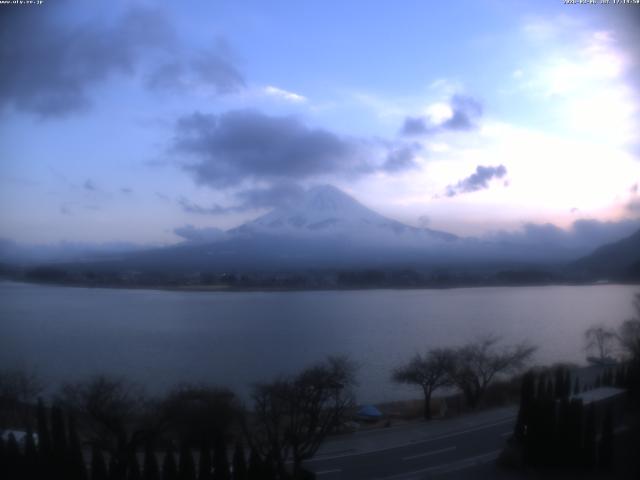 河口湖からの富士山