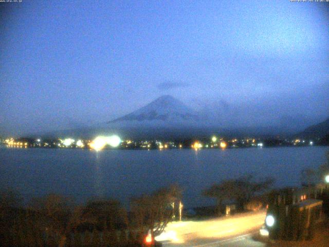 河口湖からの富士山