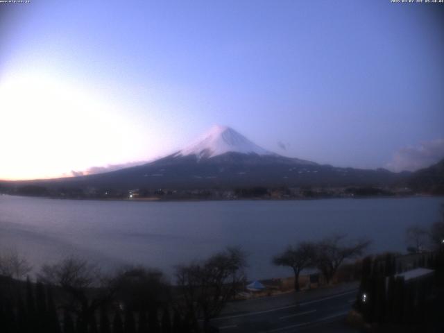 河口湖からの富士山