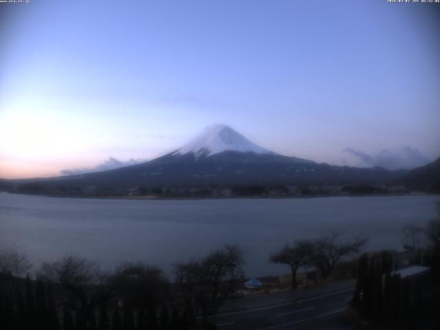 河口湖からの富士山