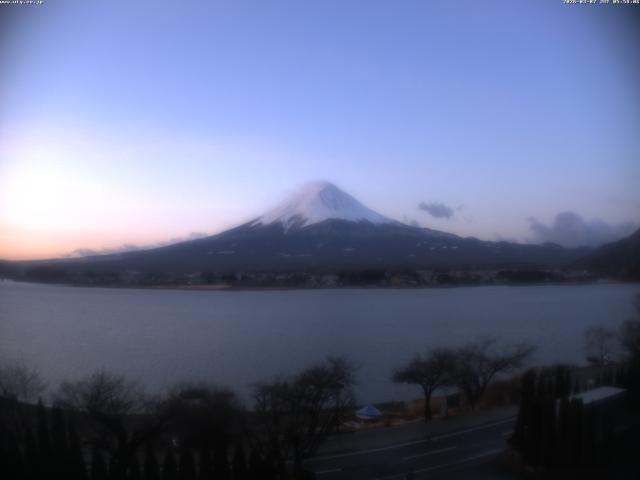 河口湖からの富士山