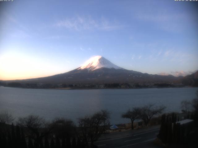 河口湖からの富士山