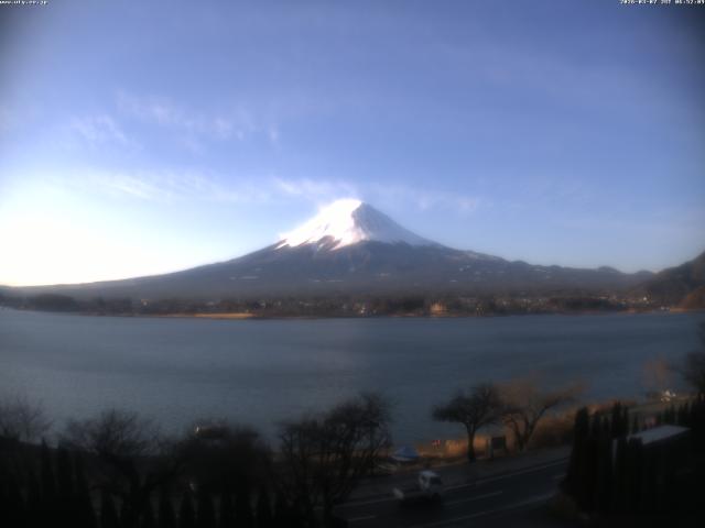 河口湖からの富士山