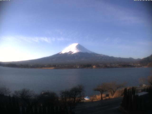 河口湖からの富士山