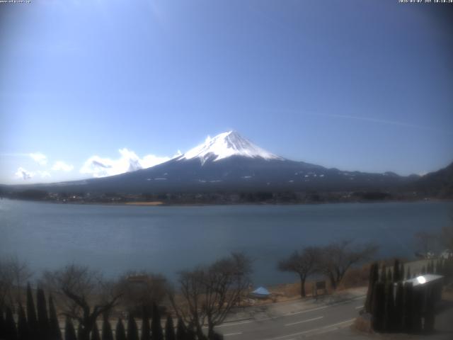 河口湖からの富士山