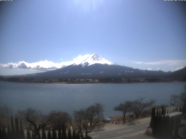 河口湖からの富士山