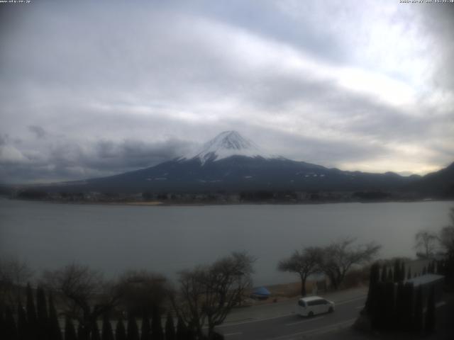 河口湖からの富士山