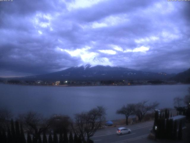 河口湖からの富士山