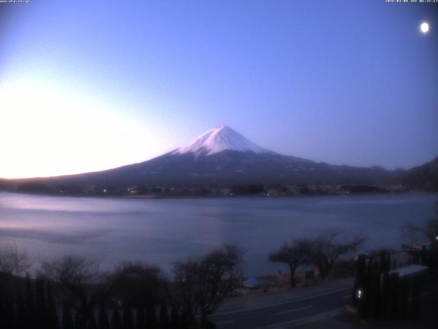 河口湖からの富士山