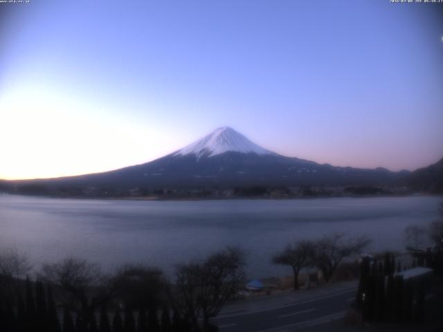 河口湖からの富士山