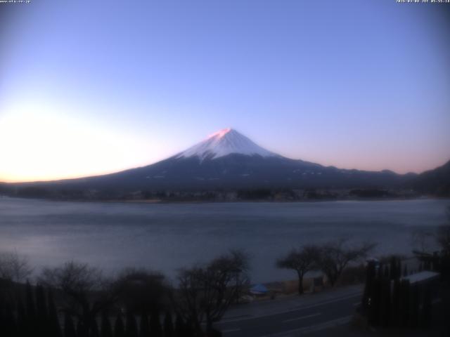 河口湖からの富士山