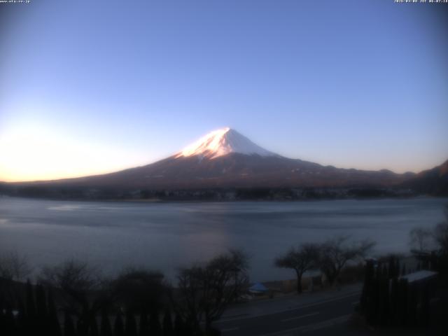 河口湖からの富士山