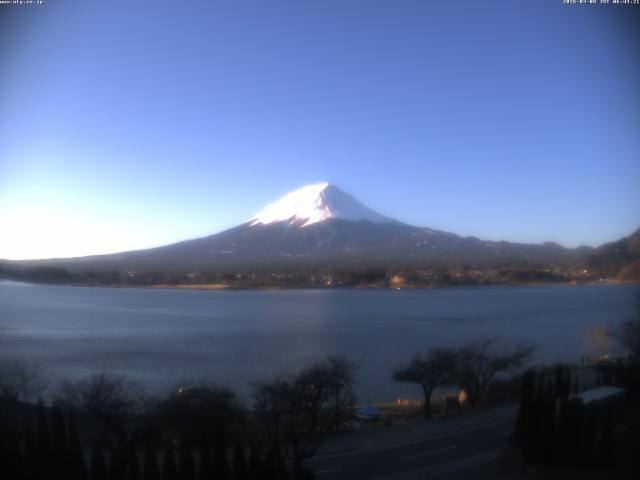 河口湖からの富士山