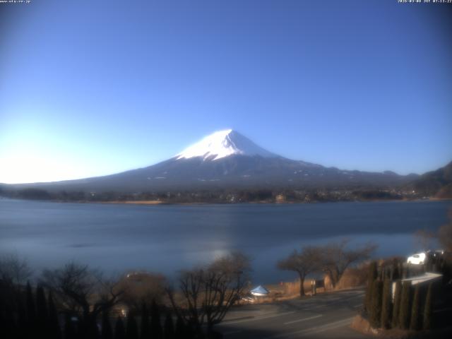 河口湖からの富士山