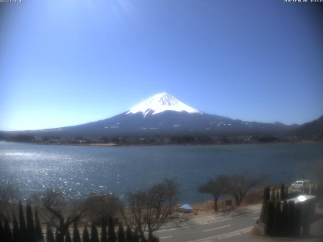 河口湖からの富士山