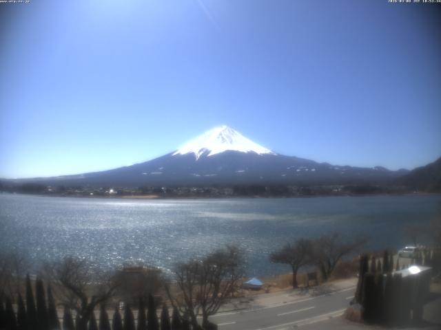 河口湖からの富士山