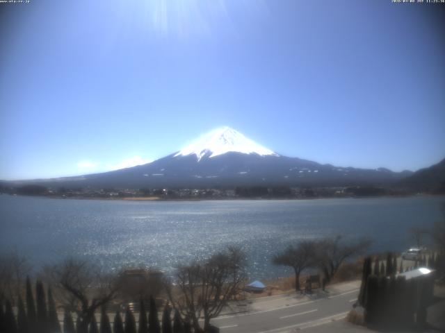 河口湖からの富士山