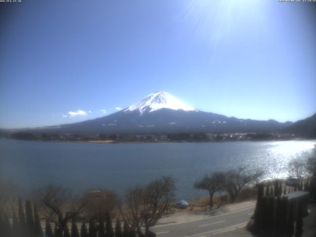 河口湖からの富士山