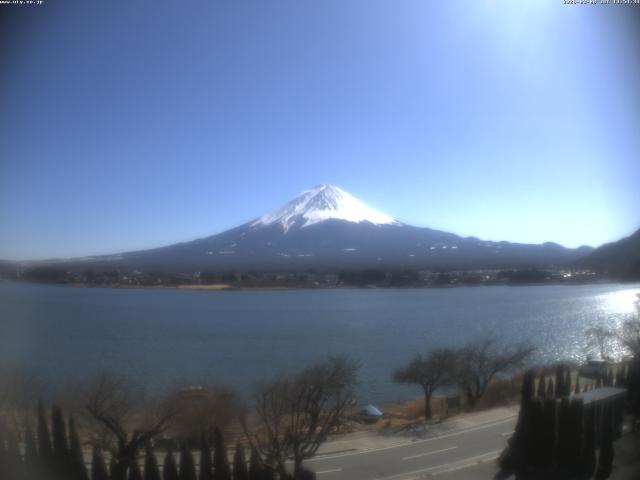 河口湖からの富士山