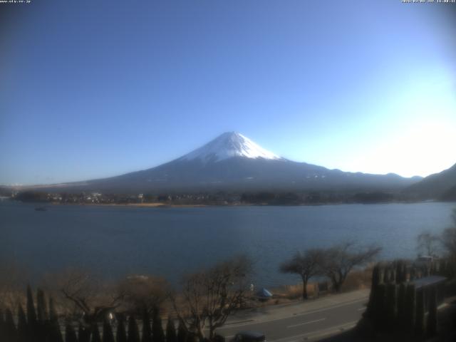 河口湖からの富士山