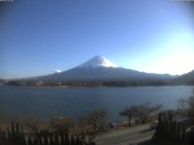 河口湖からの富士山
