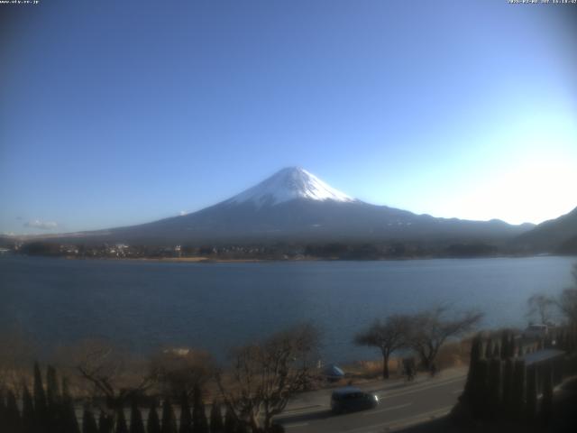 河口湖からの富士山