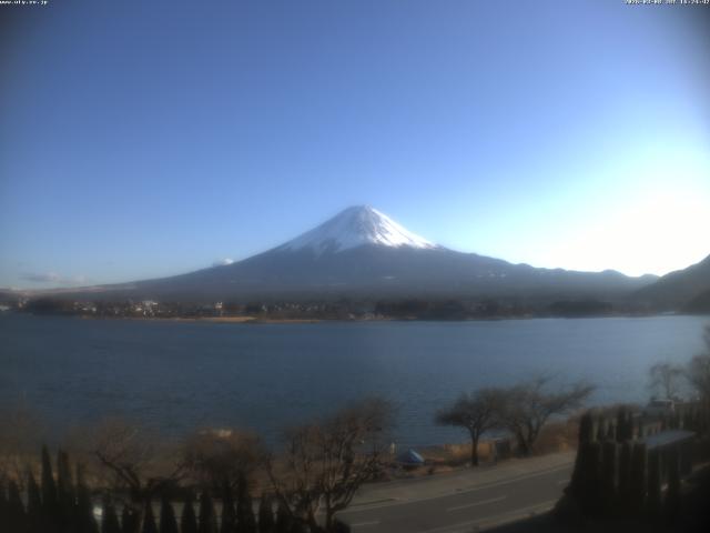 河口湖からの富士山