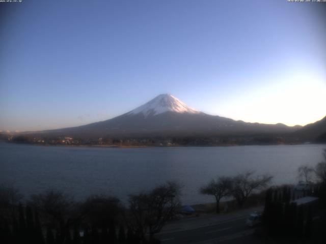 河口湖からの富士山