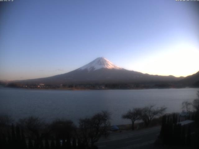 河口湖からの富士山