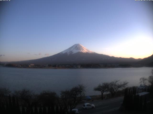 河口湖からの富士山
