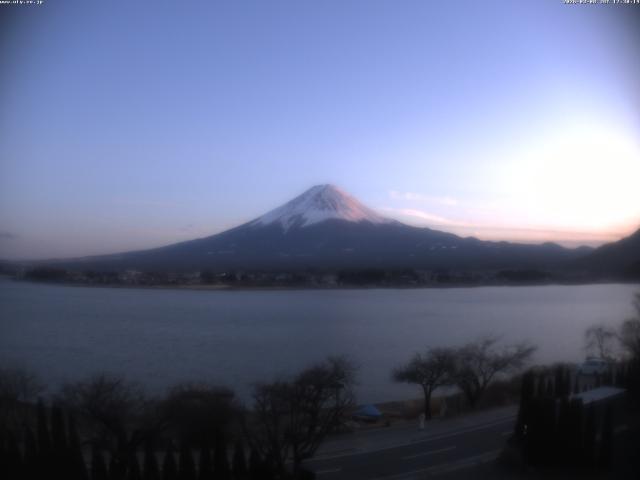 河口湖からの富士山