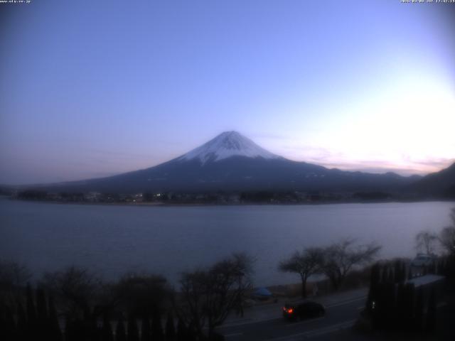 河口湖からの富士山
