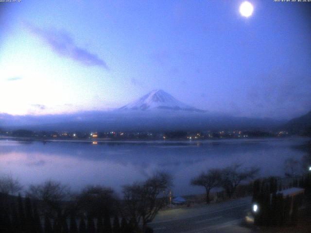 河口湖からの富士山