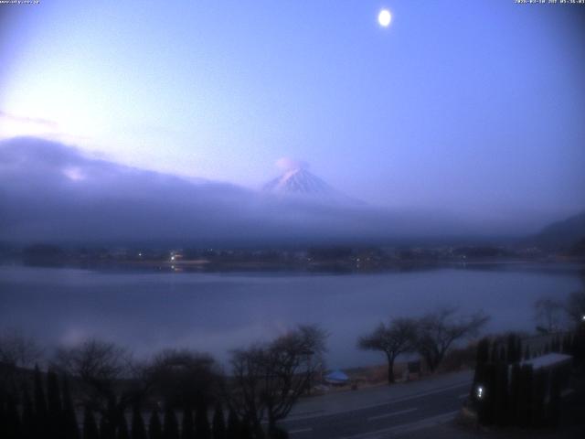 河口湖からの富士山