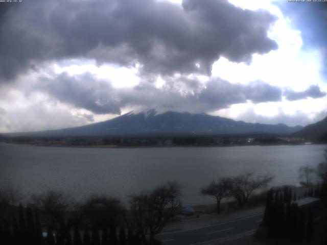 河口湖からの富士山