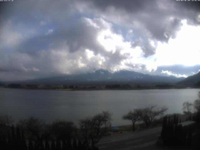 河口湖からの富士山