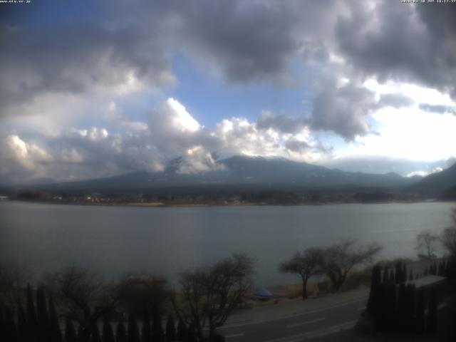 河口湖からの富士山