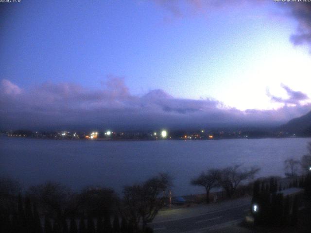 河口湖からの富士山