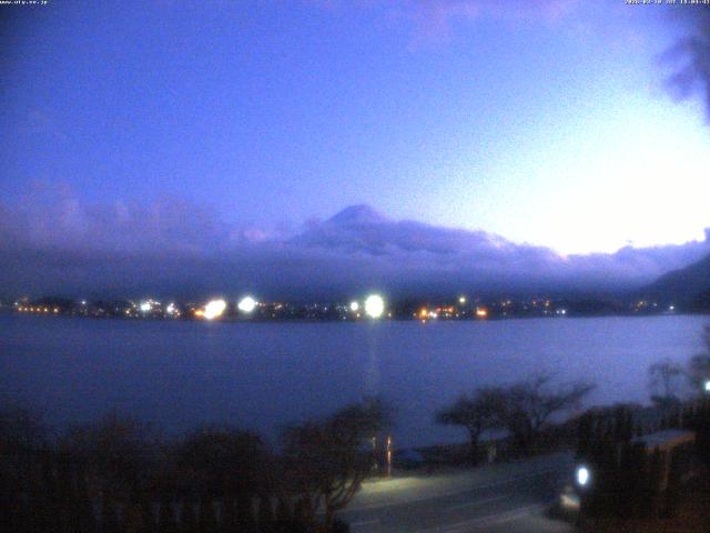 河口湖からの富士山