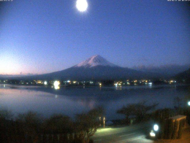 河口湖からの富士山