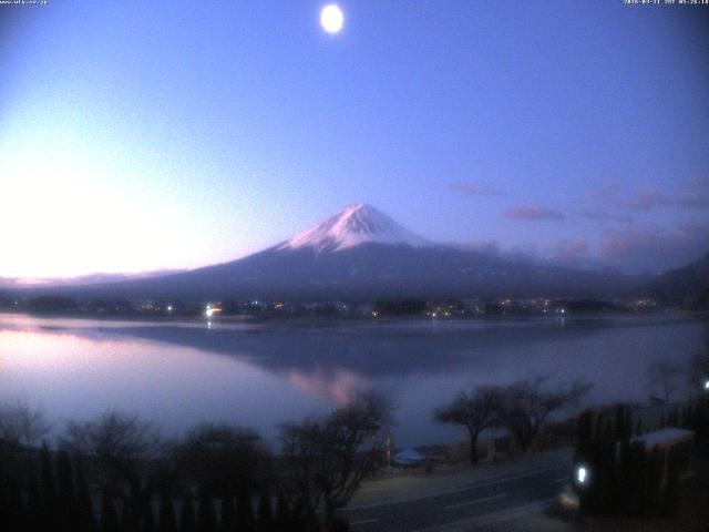 河口湖からの富士山